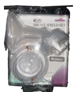 Spectra Pump Wide Breast Shield Set Size - 24mm - $110.61 MXN