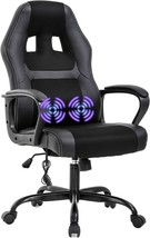 Bestoffice Pc Gaming Chair Massage Office Chair Ergonomic Desk Chair, Black - £80.44 GBP