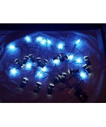 Guinness Draught Pint Beer Glasses &amp; Snowflakes Holiday String Lights HTF - $174.81 CAD