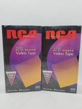 Lot of 2 RCA T120 Video Cassette Tape VHS Sealed Premium Up To 6 Hrs Hi-Fi - £9.29 GBP