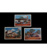 Vtg Stan Cline Prints Oil Gas Mobil 76 Shell Americana Transportation Litho - $34.16 CAD