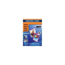 A4 Inkjet gloss Greeting Card Paper Heavy Weight 260g x50 sheets +Envelo... - $628.30 MXN