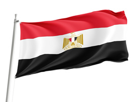 Flag of Egypt, Unique Design Print , Size - 3x5 Ft / 90x150 cm, Made in EU - $29.80