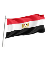 Flag of Egypt, Unique Design Print , Size - 3x5 Ft / 90x150 cm, Made in EU - $40.41 CAD