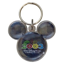 Walt Disney World Vintage Keychain : Mickey Mouse Acrylic 2003 2.5" X 2" - $11.71