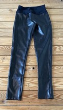 Spanx Assets Women’s Faux leather High Rise leggings size M Black Sf3 - $24.26