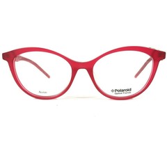 Polaroid Eyeglasses Frames PLD D303 ILZ Clear Bright Red Round Cat Eye 51-17-145 - $41.86