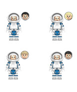 4Pcs Fantastic Four Minifigure Reed Richard Susan Storm in Space Suit Mi... - $26.15 CAD