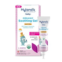 Hyland&#39;s Baby Organic Day Oral Soothing Gel, with Chamomile, Calendula, and - $6.83