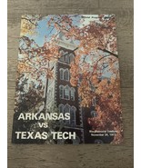1973 Arkansas Razorbacks vs Texas Tech Red Raiders November 24 Football ... - $10.00