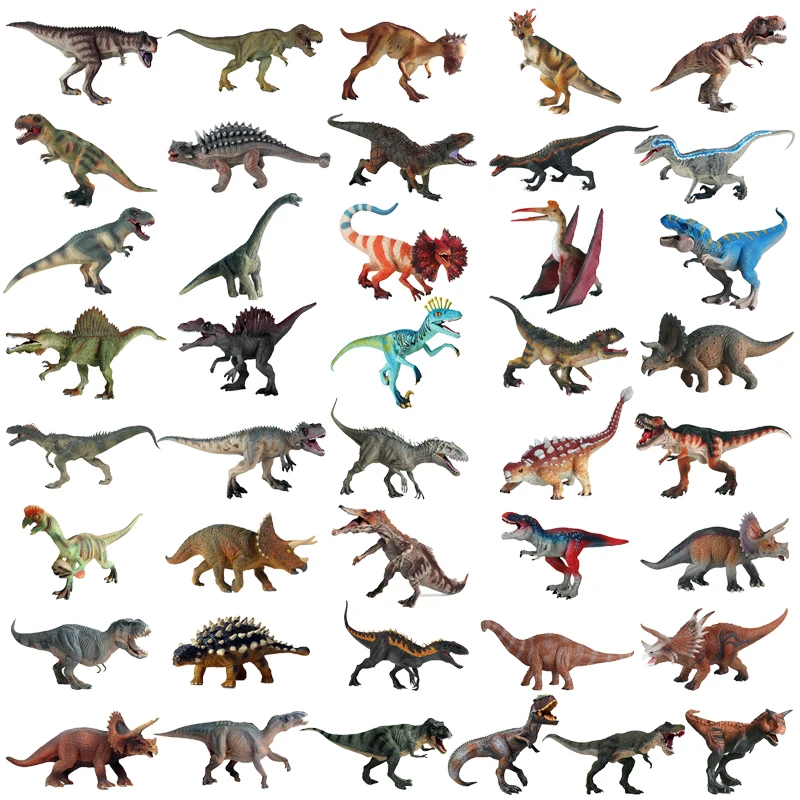 Prehistoric Jurassic Dinosaurs World Tyrannosaurus Velociraptor Animals Model - £14.47 GBP+