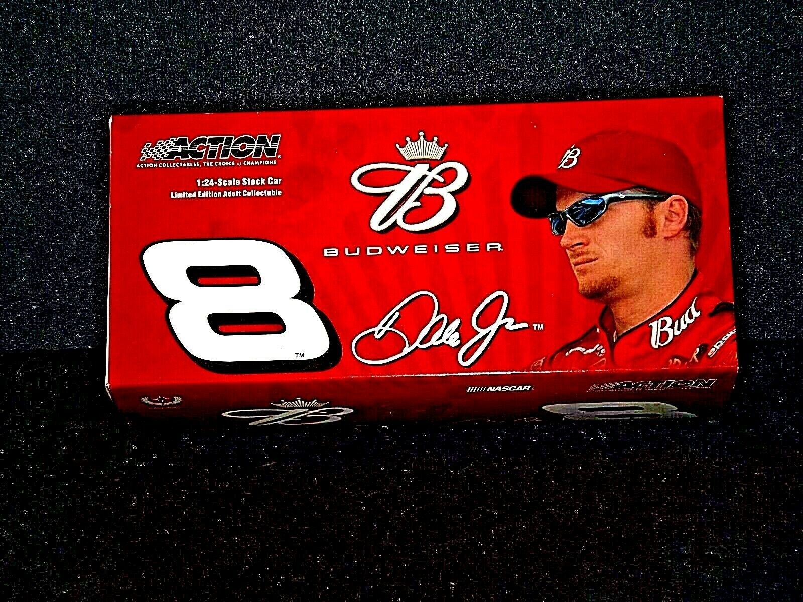Budweiser Action Racing Dale Earnhardt Jr. #8 1:24 scale stock cars Limited Edit - $79.95