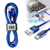 3.3 Ft Nylon Braided Usb Cable Mirco Usb For Zte Blade A3 Joy TD-LTE Us Z5156CC - £7.87 GBP