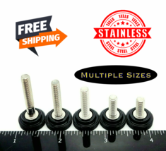 M5 Knurled Thumb Screws Bolts Black Round 16mm Wide Knob Metric Stainless Steel - £13.08 GBP+