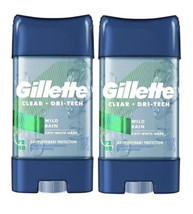 Gillette Clear Gel Wild Rain Antiperspirant/Deodorant 2 Pack - £18.12 GBP