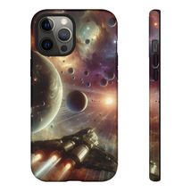 Space Art Tough Cases, Spaceship Traveling Protection for iPhone Galaxy ... - $524.68 MXN
