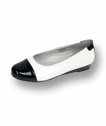 PEERAGE Patsy Women Wide Width Two-Toned Leather Flats for Smart Casual  - $39.95