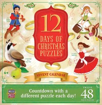 Baby Fanatics 12257: Elf On The Shelf - Advent Calendar 12 48Pc Puzzles - $21.73