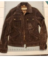 Vintage Columbia Brown Suede Jacket Women Small  - $69.00