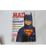 MAD MAGAZINE #289 SEPTEMBER ISSUE 1989 BATMAN STAIN ON COVER W5 - €4,04 EUR