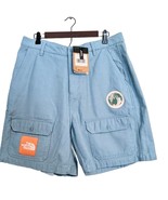 The North Face Cargo Shorts Mens 34x8 Blue Valley Reef Waters Relaxed NWT - $42.57