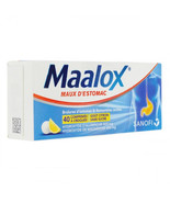 Maalox Stomach Ache - For Heartburn &amp; Acid Reflux - 40 Sugar Free Chewab... - £17.22 GBP