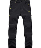 MAGCOMSEN Men  Green Winter Pants Water Resistant Fleece Lined Snowboard... - $39.48