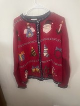 Northern Isles Cardigan Christmas Sweater.....size L - £22.14 GBP