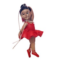 African American Ballerina Ornament 2.5 x 4.87 x 2.25 in. Retired - $11.40