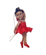 African American Ballerina Ornament 2.5 x 4.87 x 2.25 in. Retired - $15.55 CAD