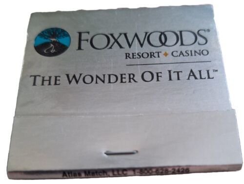 Primary image for Vtg 30-Strike Foxwoods Resort Casino Rare Full Unstruck Matchbook Memorabilia 