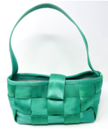 Green Harvey&#39;s Seatbelt Bag Satchel Purse Magnetic Strap Handbag Kelly E... - €60,32 EUR