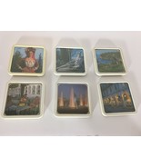 Mid Century Coasters Greece (Lot of 6) Vintage Photography Corfu Woman S... - $97.04 CAD
