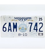 2018 United States Mississippi Creative Culture Bus License Plate 6AM 742 - €12,88 EUR