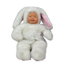 Anne Geddes Plush Babby Doll In White Rabbit Bunny Suit - $28.04