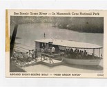 Mammoth Cave National Park Miss Green River Ad Card 1950&#39;s - £14.22 GBP