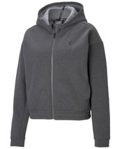 PUMA Womens Favorite Fleece Zip Hoodie Color:Charcoal Heather Size:X-Small - £41.33 GBP