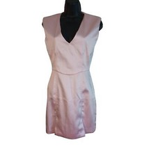 Zara NWOT Women&#39;s Size XS Pink Satin Fitted Mini Dress - £25.00 GBP