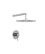 Rainfall Shower System: Brushed Nickel 10&quot; Head - $2,283.84 MXN