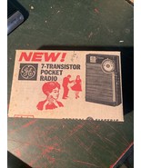 Vintage Original Box ONLY General Electric AM 7 Transistor pocket Radio ... - $947.30 MXN