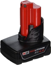 Milwaukee 48-11-2440 M12 REDLITHIUM XC 4.0 Extended Capacity Battery Pack - £54.51 GBP