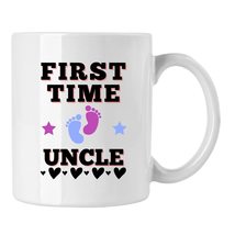 First Time Uncle Coffee Mug, Pregnancy Announcement For parents Coffee Mugs - £13.09 GBP