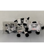 Chick-fil-A Mini Cow Plush Eat Mor Chikin Advertising Promo LOT of 3 - $373.86 MXN