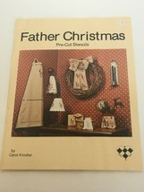 Father Christmas Pre-Cut Stencils Carol Kindler 1983 Santa Christmas Dec... - £7.86 GBP