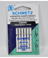 Schmetz Chrome Microtex Needles 5 Count Size 60/8 - $129.99 MXN