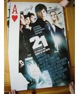21 Film Poster Autografato Da Attori Lawrence Fishburne Jim Sturgess Kate - $633.06 CAD