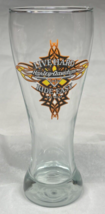 Live Hard Ride Easy Harley Davidson Cafe Pilsner Glass Las Vegas Red Flame Logo - £9.83 GBP