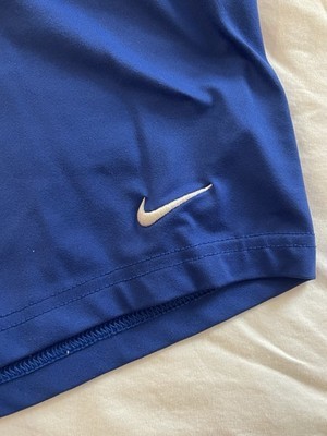 Nike Dri Fit  Shorts Women's Large Blue Workout Gym Training Active Item image 2