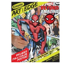 Crayola Spiderman Beyond Amazing Art With Edge, Adult Coloring Book - £24.09 GBP