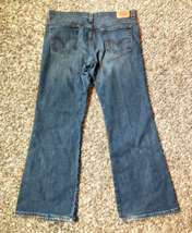 Vintage Levis Jeans Womens 16 L 38x32 Blue Nouveau Low Trouser Boot Wide... - $38.49